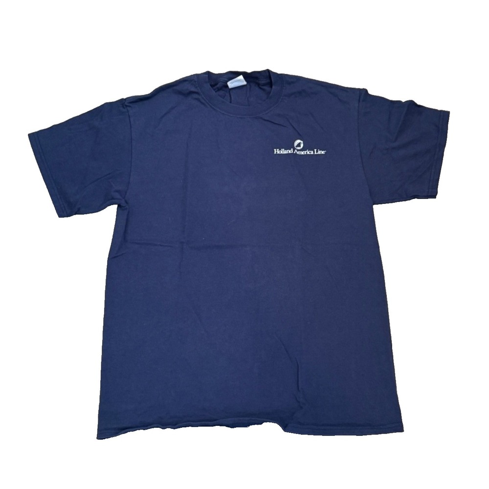 Holland America "On Deck for a Cause" Unisex T-Shirt;‎ Navy Blue; Size Medium